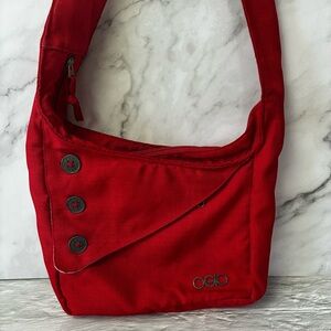 Ogio Red Brooklyn Tablet Crossbody Shoulder Strap Messenger Bag Purse